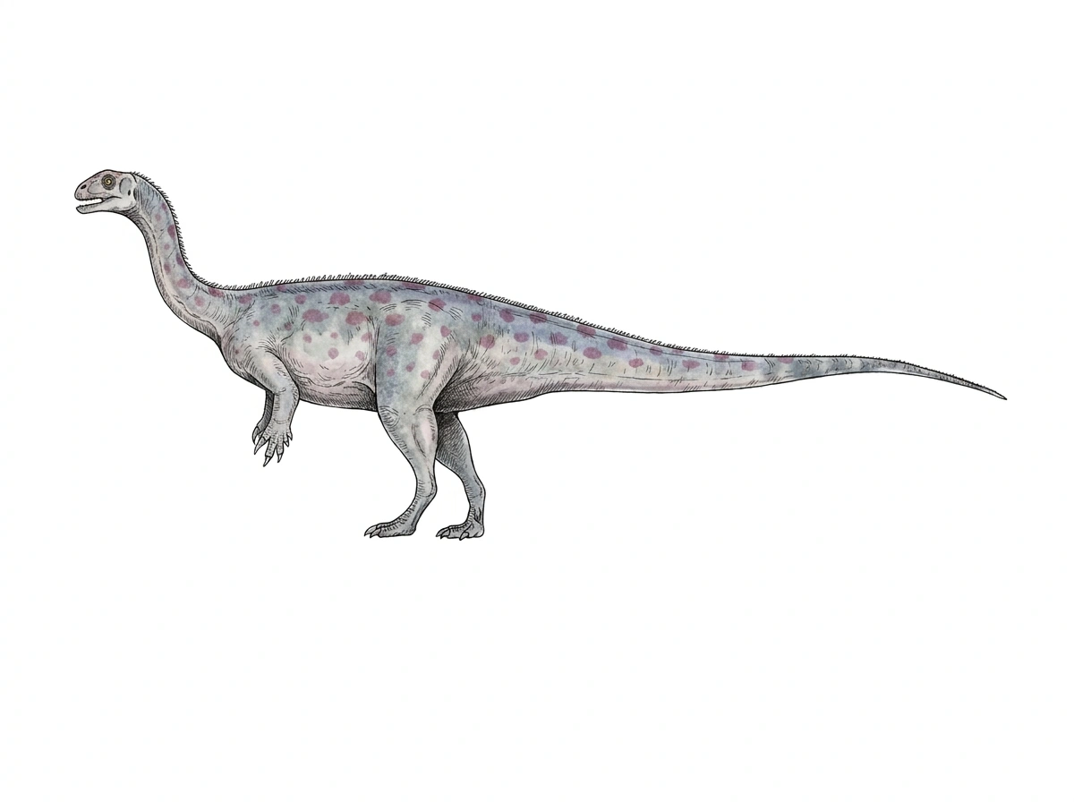 Ilustración paleontológica de Arcusaurus
