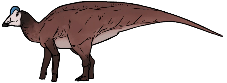 Ilustración paleontológica de Arenysaurus