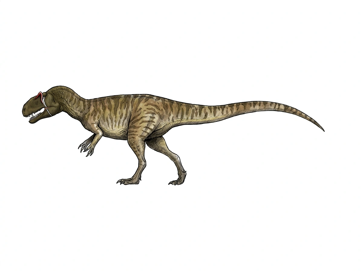 Ilustración paleontológica de Asfaltovenator