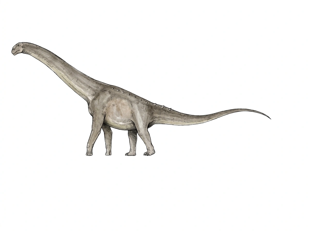 Ilustración paleontológica de Atsinganosaurus