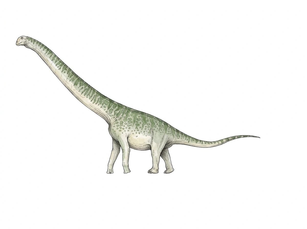 Ilustración paleontológica de Australodocus