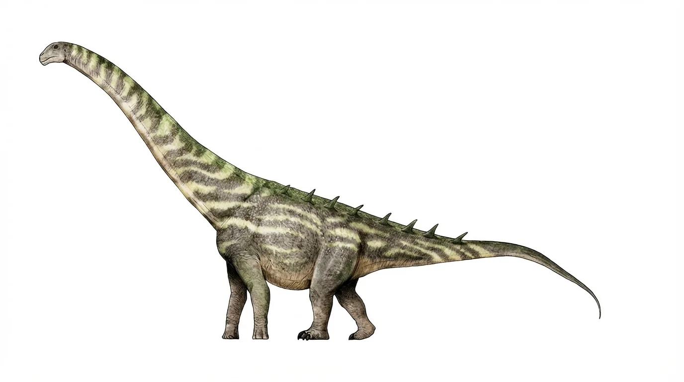 Ilustración paleontológica de Australotitan