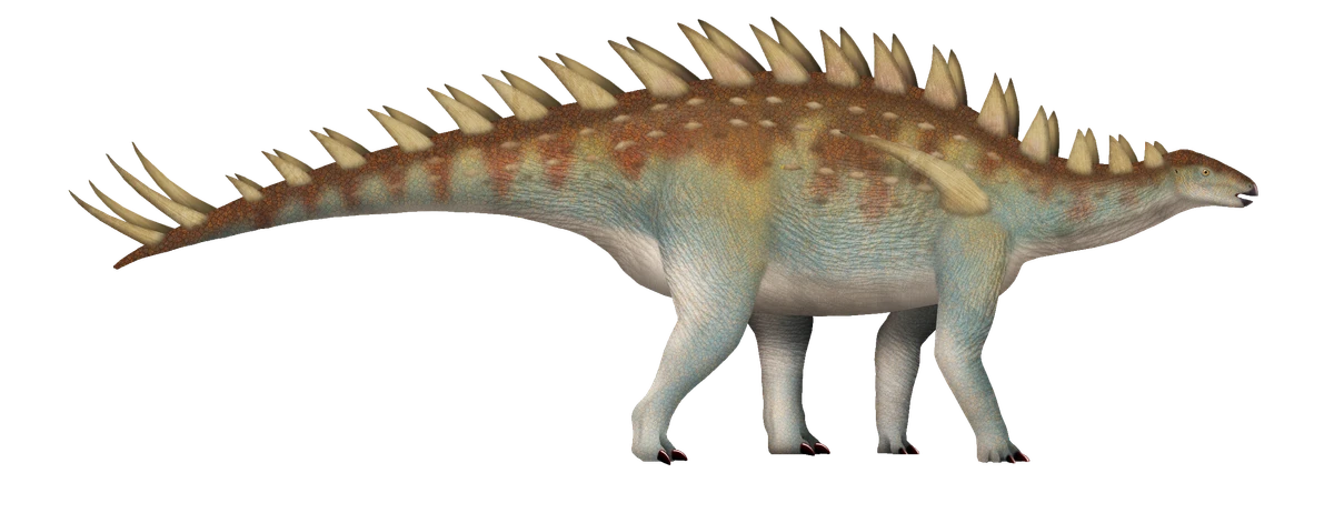 Ilustración paleontológica de Baiyinosaurus