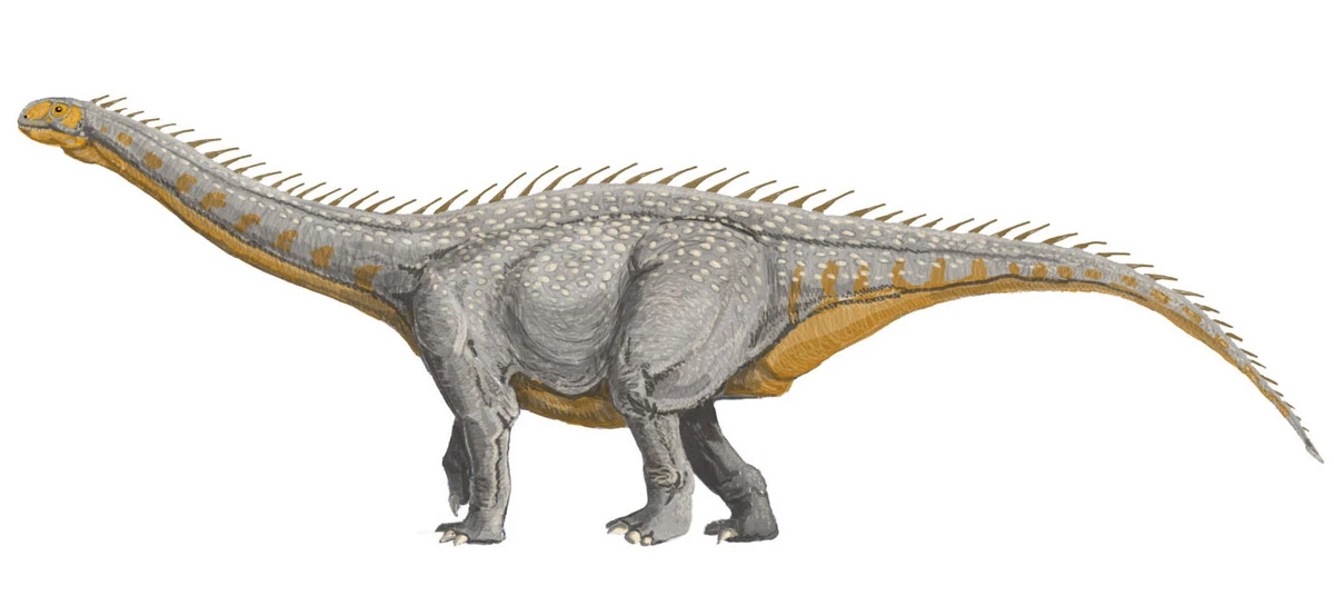 Ilustración paleontológica de Barapasaurus
