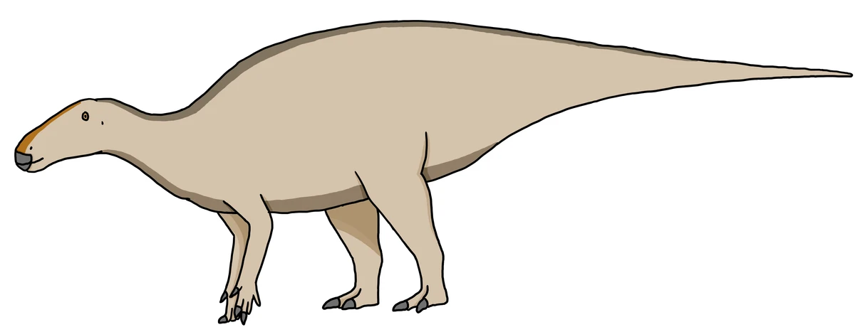 Ilustración paleontológica de Batyrosaurus