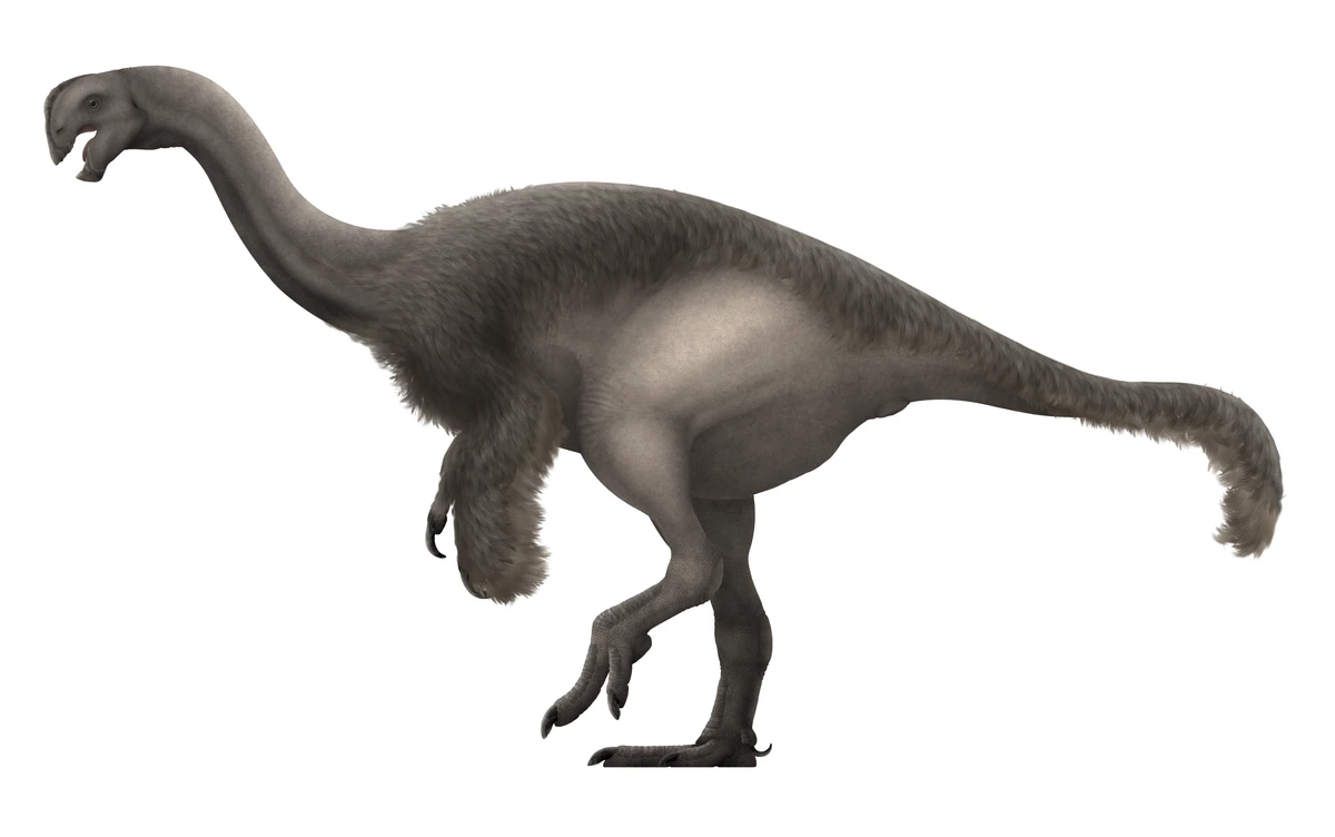 Ilustración paleontológica de Beibeilong