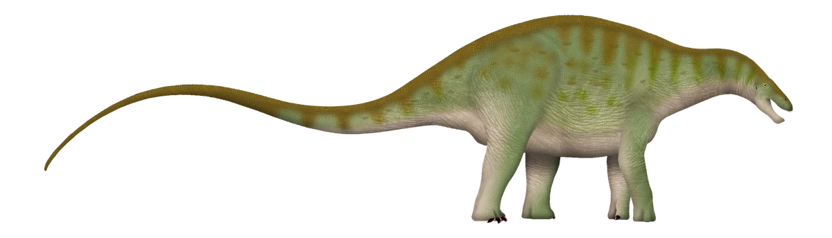 Ilustración paleontológica de Brachytrachelopan