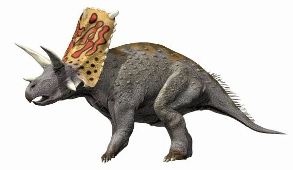 Ilustración paleontológica de Bravoceratops