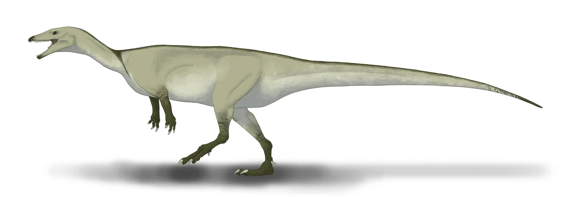 Ilustración paleontológica de Buriolestes