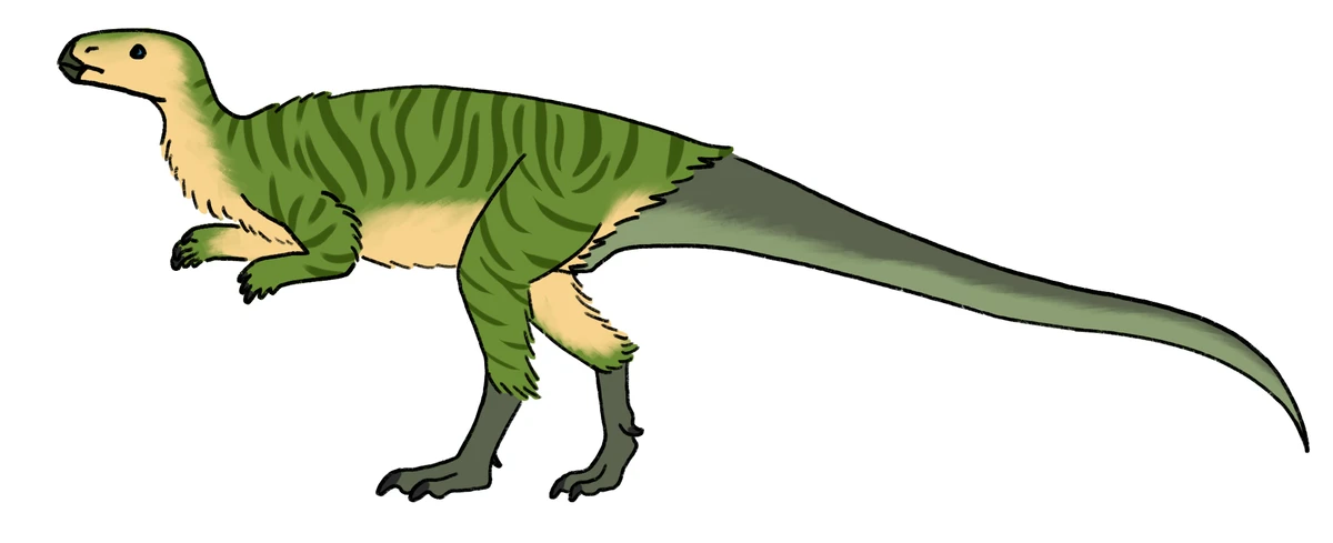 Ilustración paleontológica de Changchunsaurus