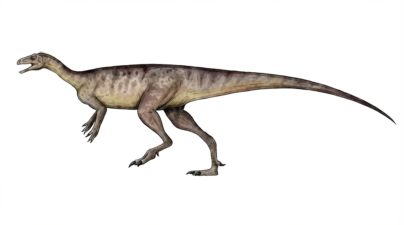 Ilustración paleontológica de Chromogisaurus