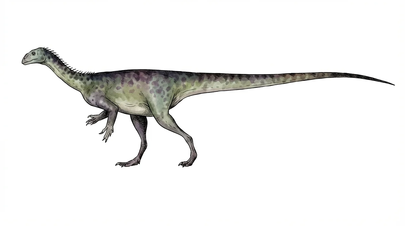 Ilustración paleontológica de Chuxiongosaurus
