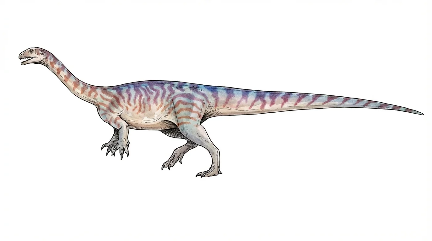 Ilustración paleontológica de Coloradisaurus