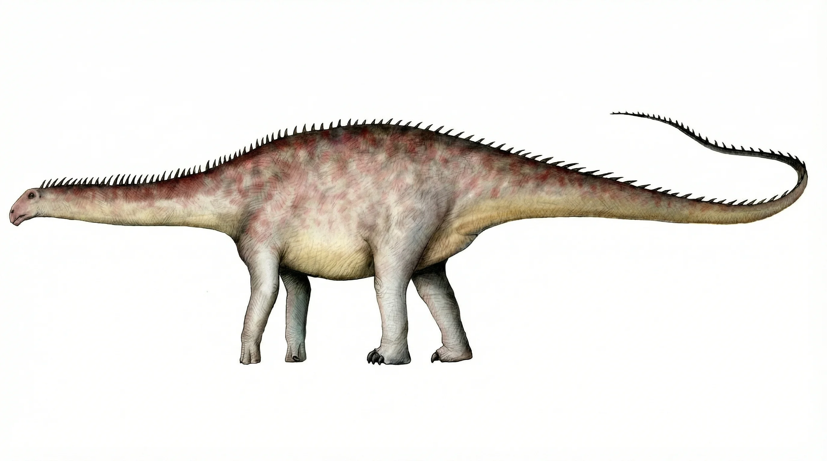 Ilustración paleontológica de Comahuesaurus