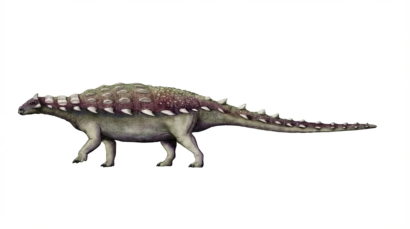 Ilustración paleontológica de Crichtonpelta