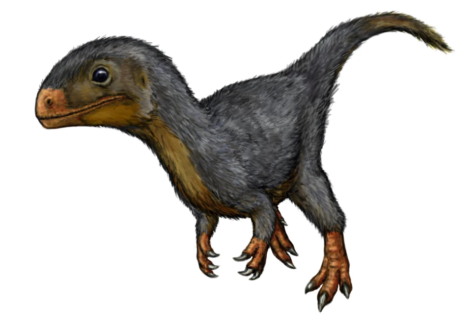 Ilustración paleontológica de Daemonosaurus