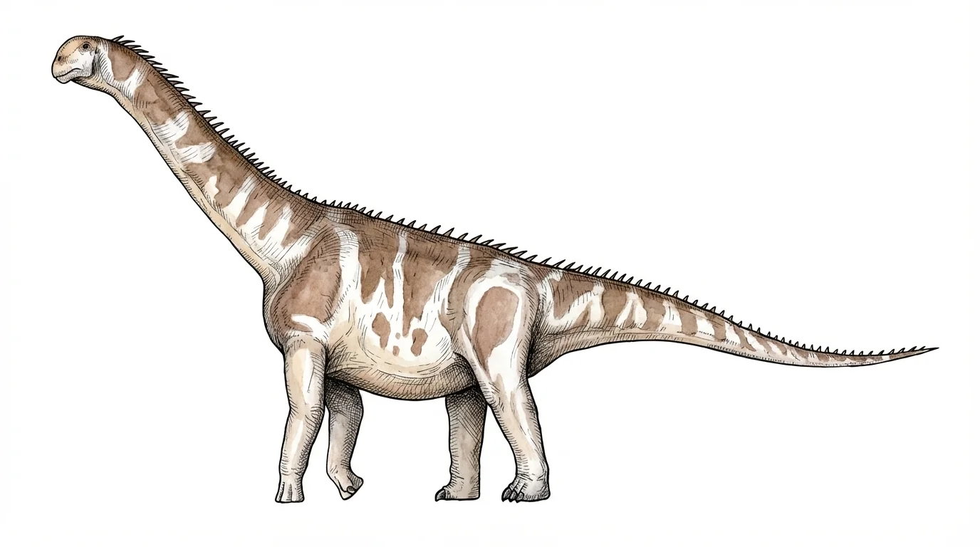 Ilustración paleontológica de Dashanpusaurus