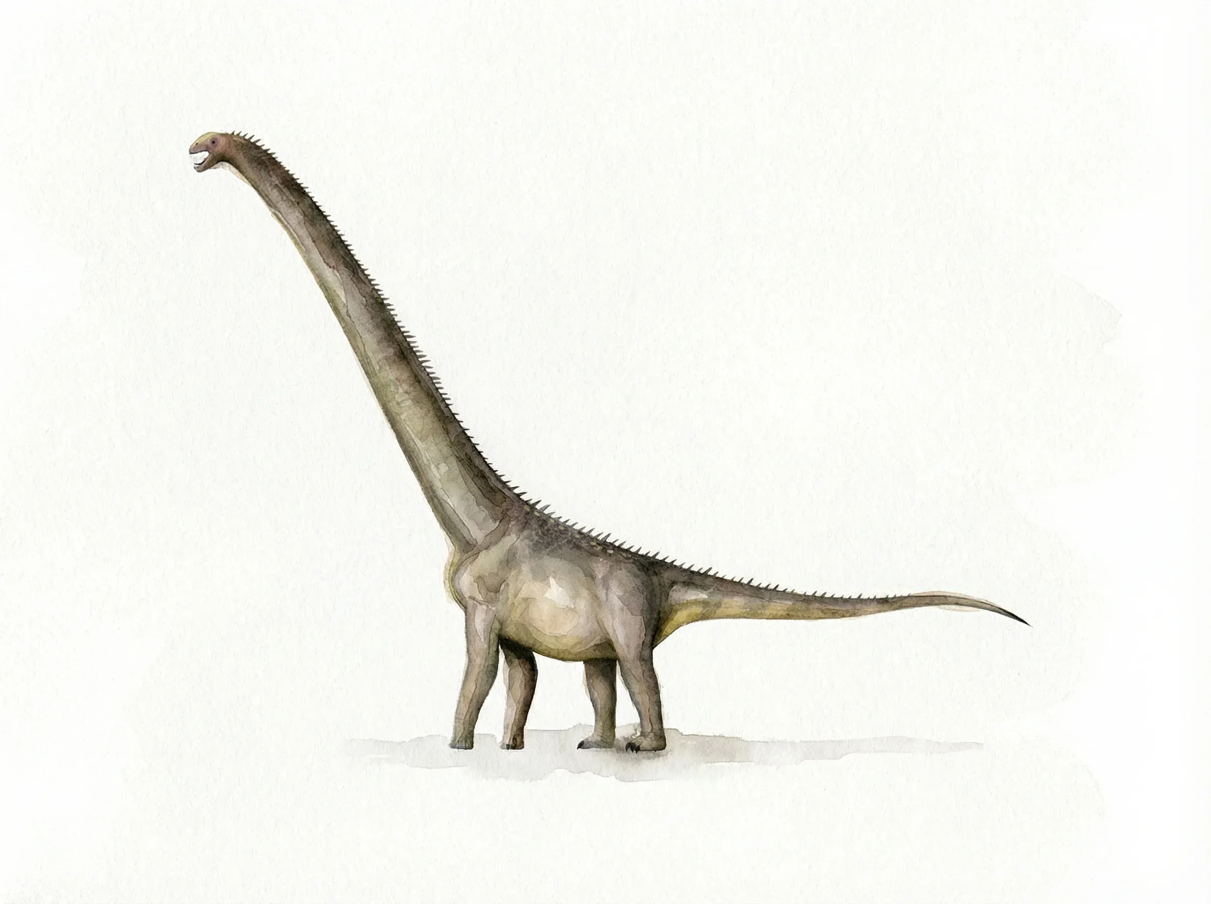 Ilustración paleontológica de Daxiatitan