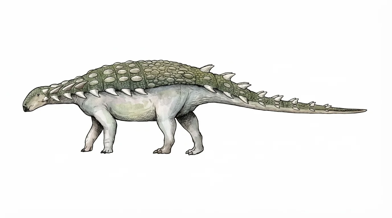 Ilustración paleontológica de Dongyangopelta