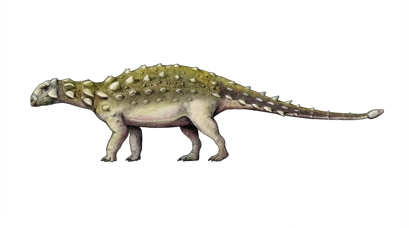 Ilustración paleontológica de Dyoplosaurus