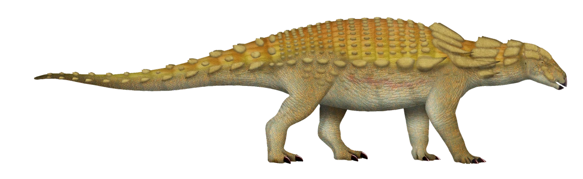 Ilustración paleontológica de Edmontonia