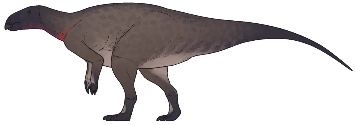 Ilustración paleontológica de Emiliasaura