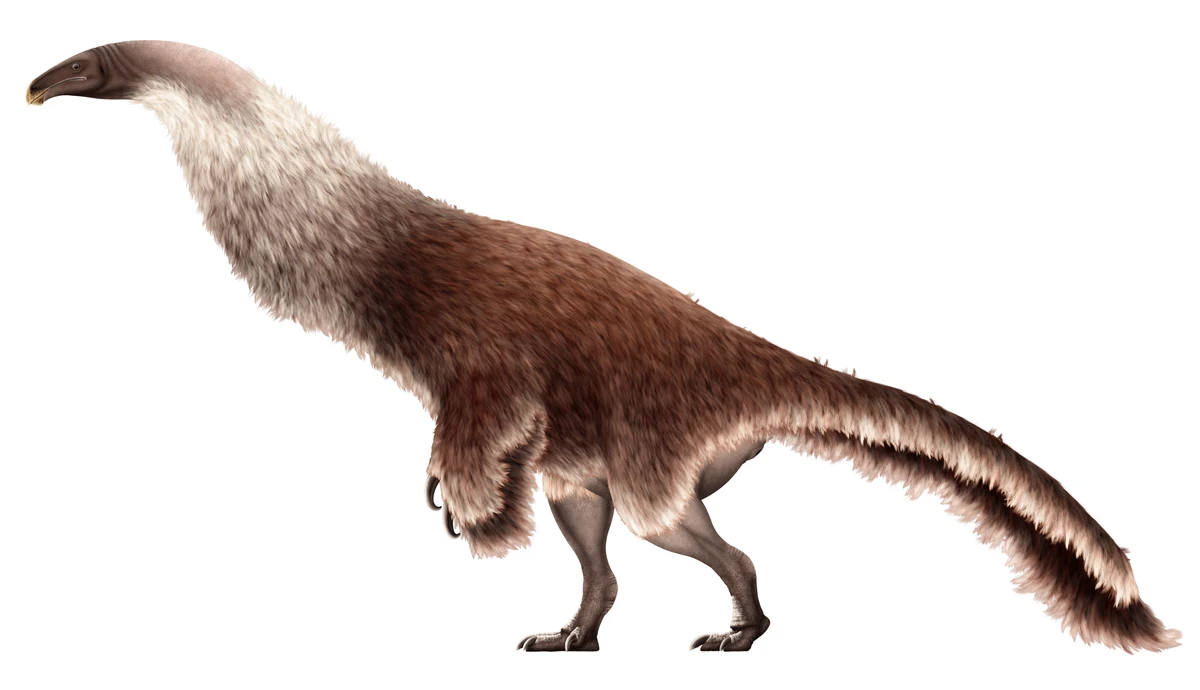 Ilustración paleontológica de Enigmosaurus