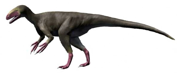 Ilustración paleontológica de Eotyrannus