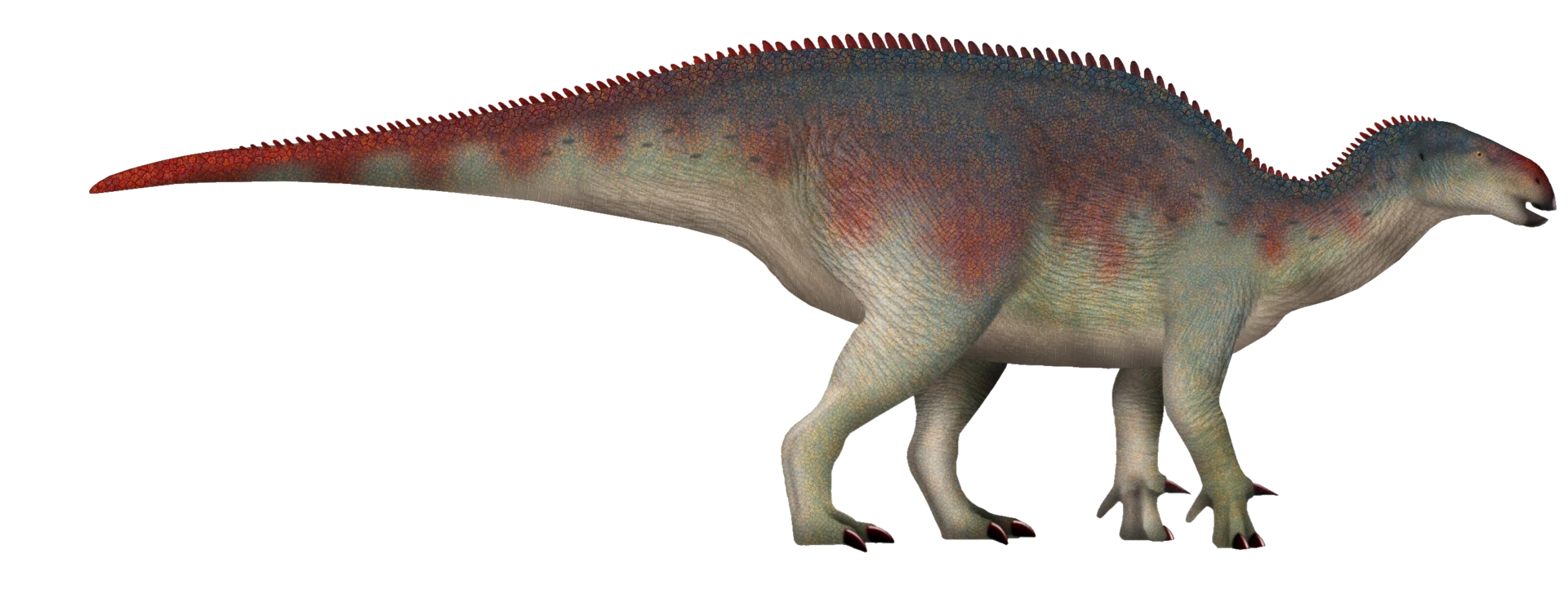 Ilustración paleontológica de Equijubus