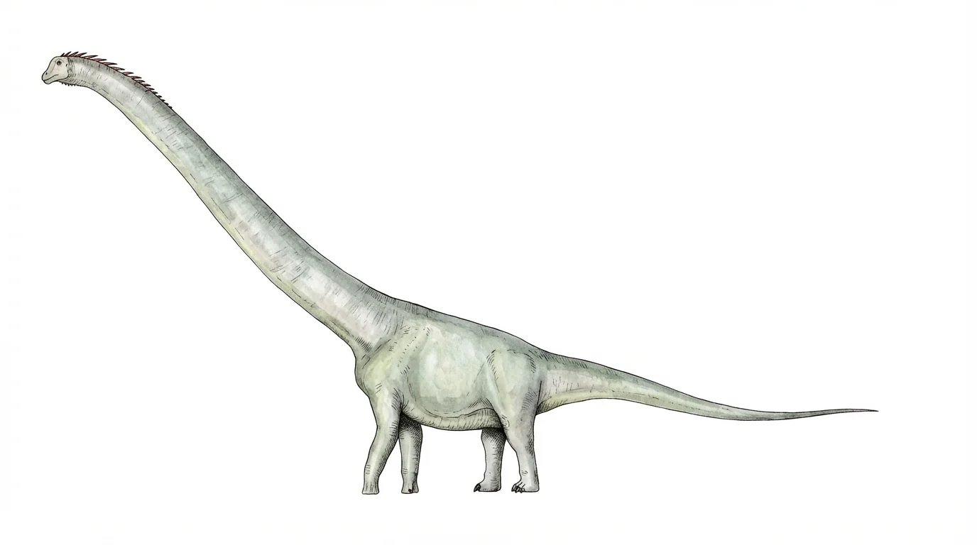 Ilustración paleontológica de Erketu
