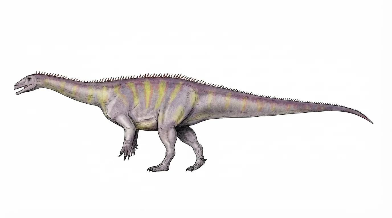 Ilustración paleontológica de Eucnemesaurus
