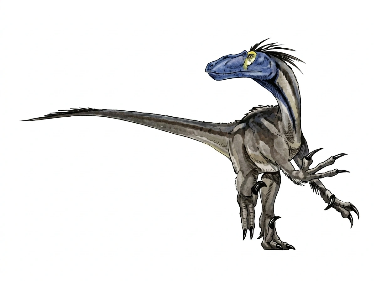 Ilustración paleontológica de Euronychodon