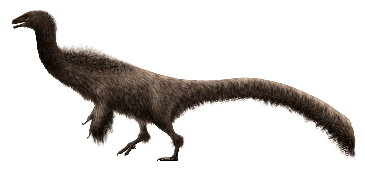 Ilustración paleontológica de Falcarius