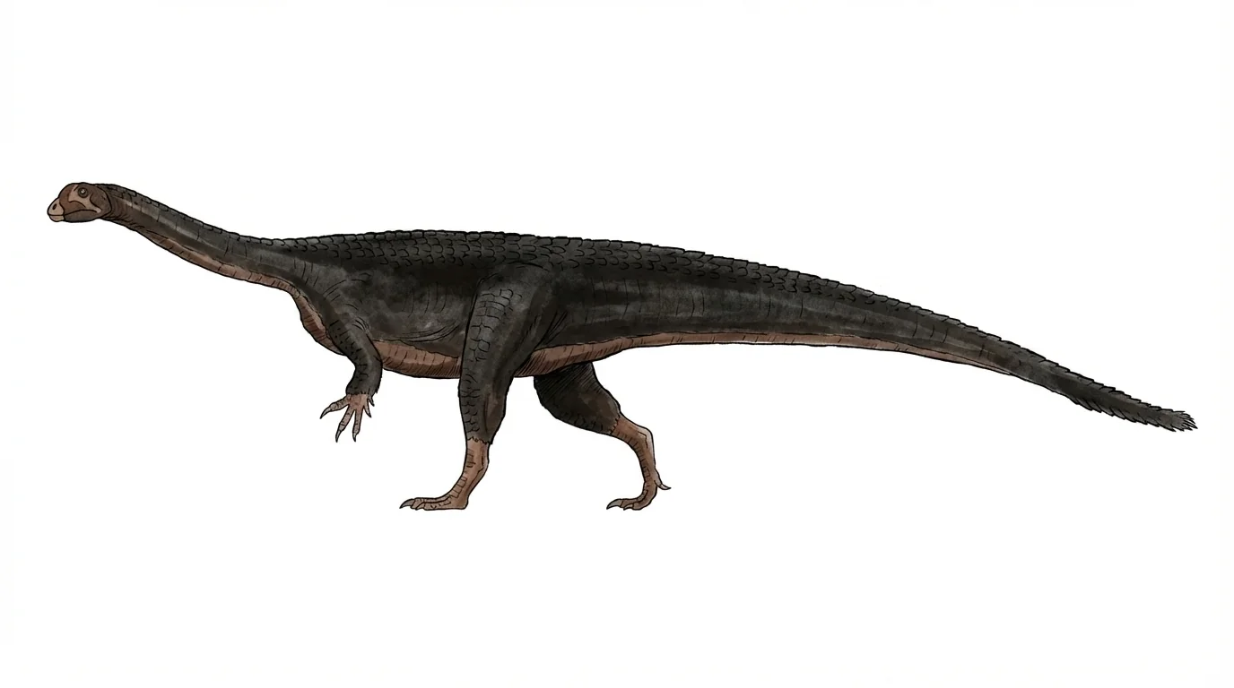 Ilustración paleontológica de Fendusaurus