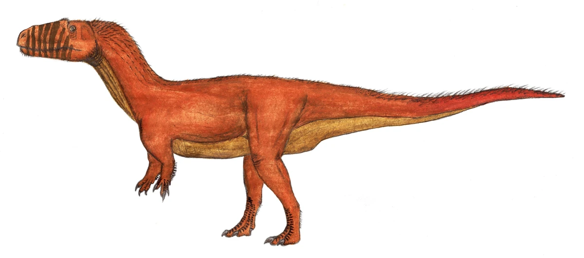 Ilustración paleontológica de Fosterovenator