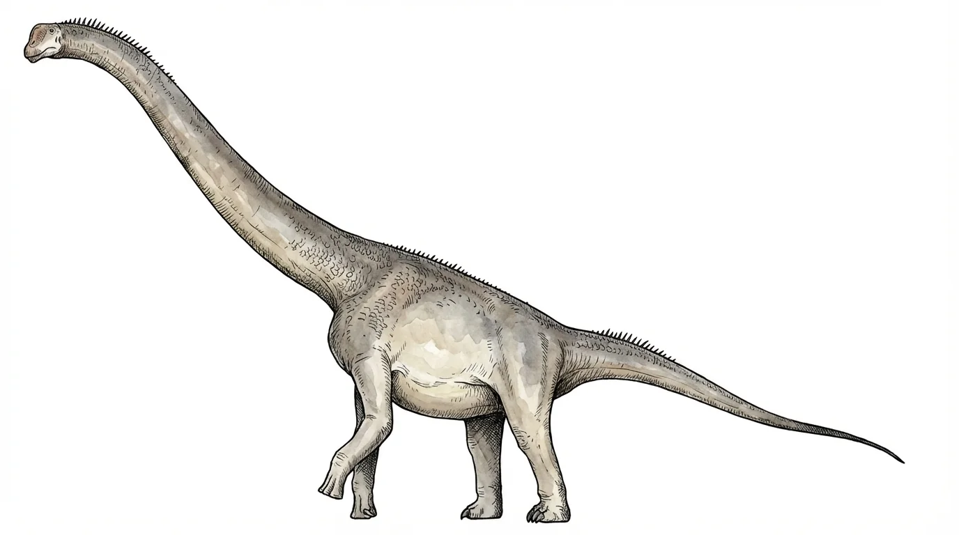 Ilustración paleontológica de Fukuititan