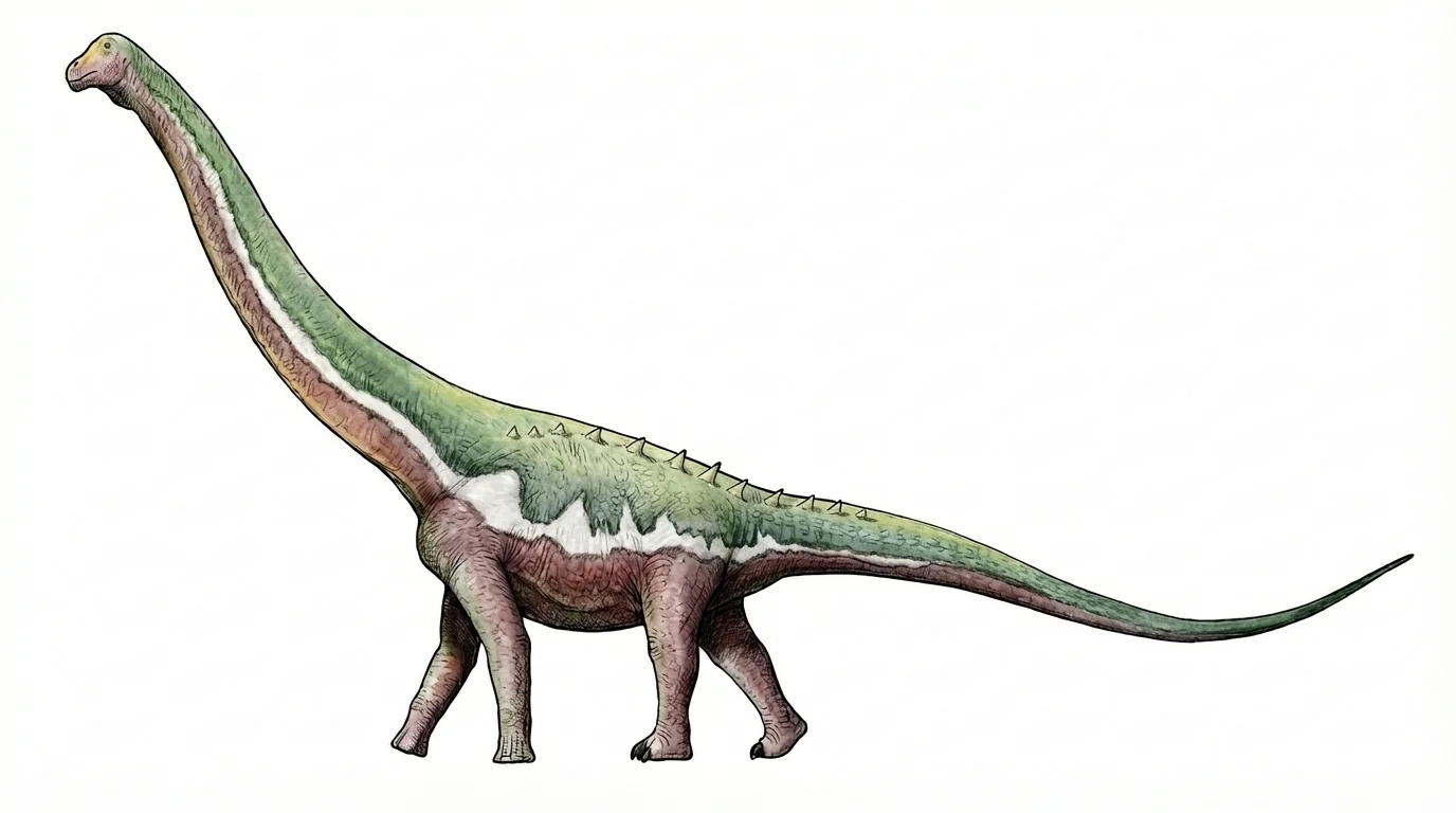 Ilustración paleontológica de Garrigatitan