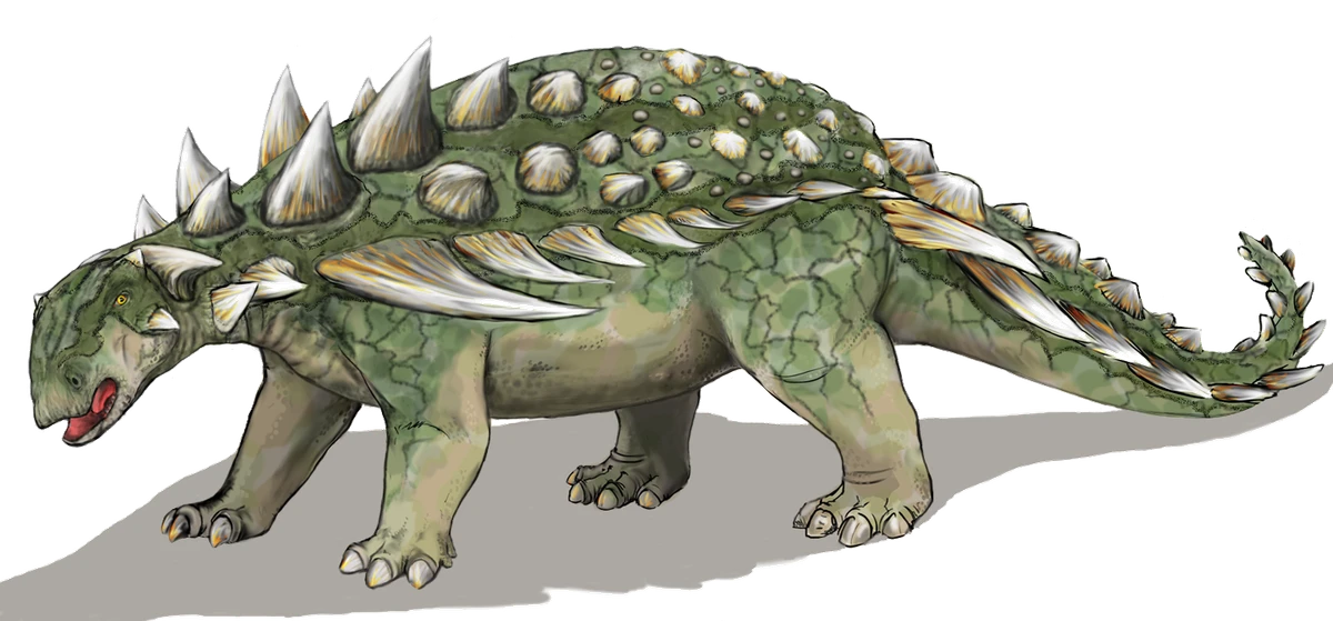 Ilustración paleontológica de Gastonia
