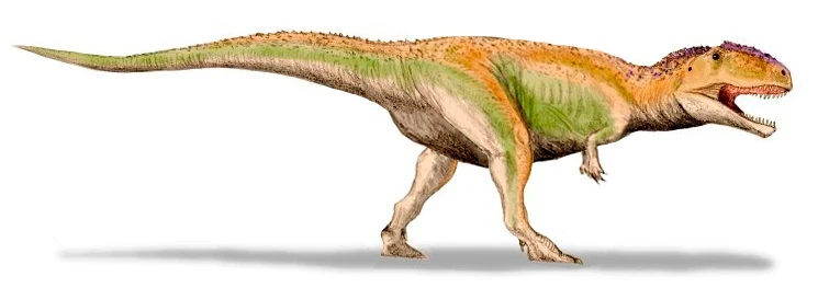 Ilustración paleontológica de Giganotosaurus