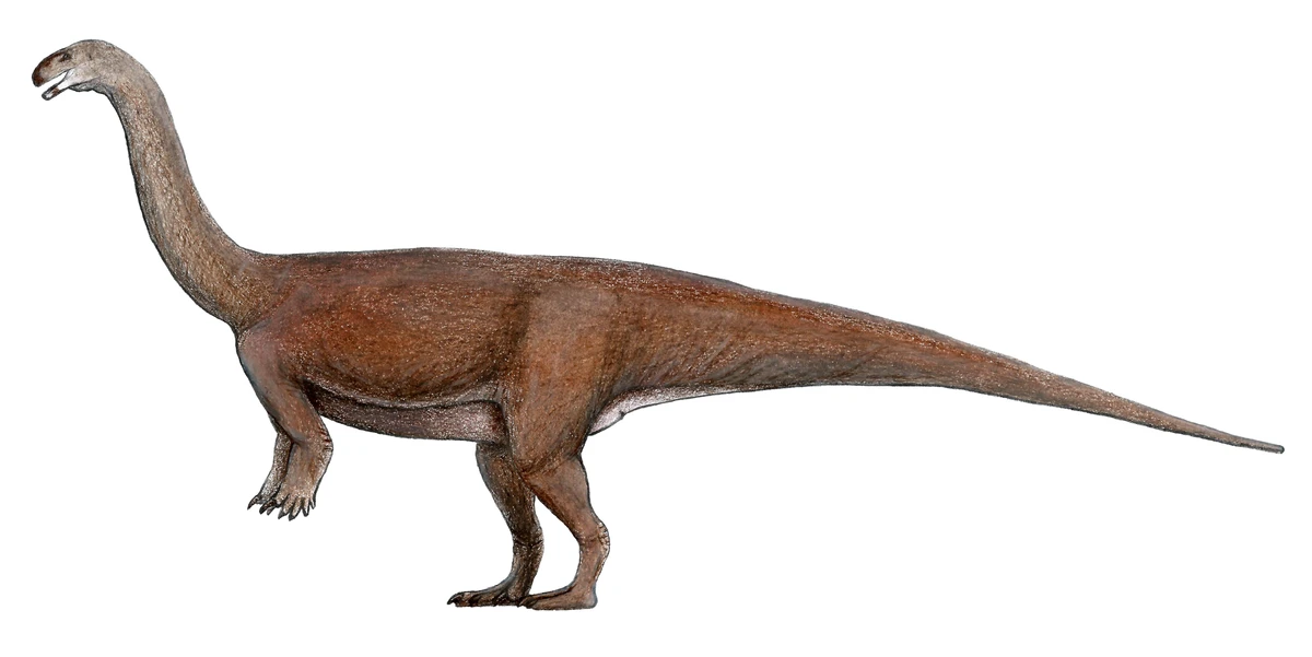 Ilustración paleontológica de Glacialisaurus