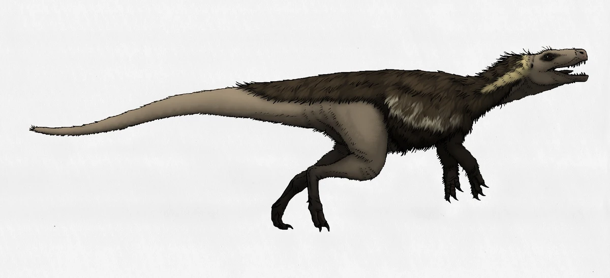 Ilustración paleontológica de Gnathovorax