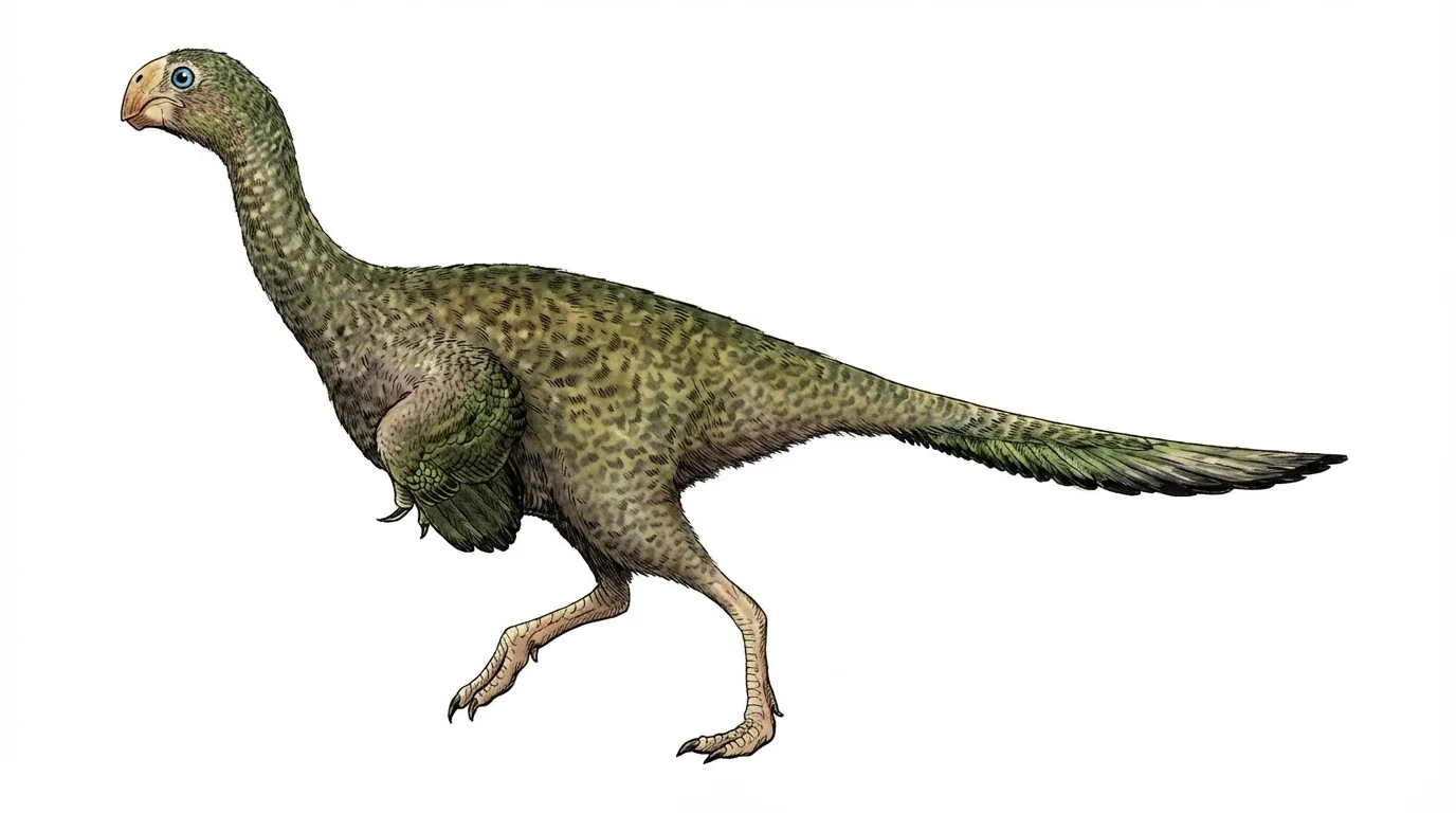 Ilustración paleontológica de Gobiraptor