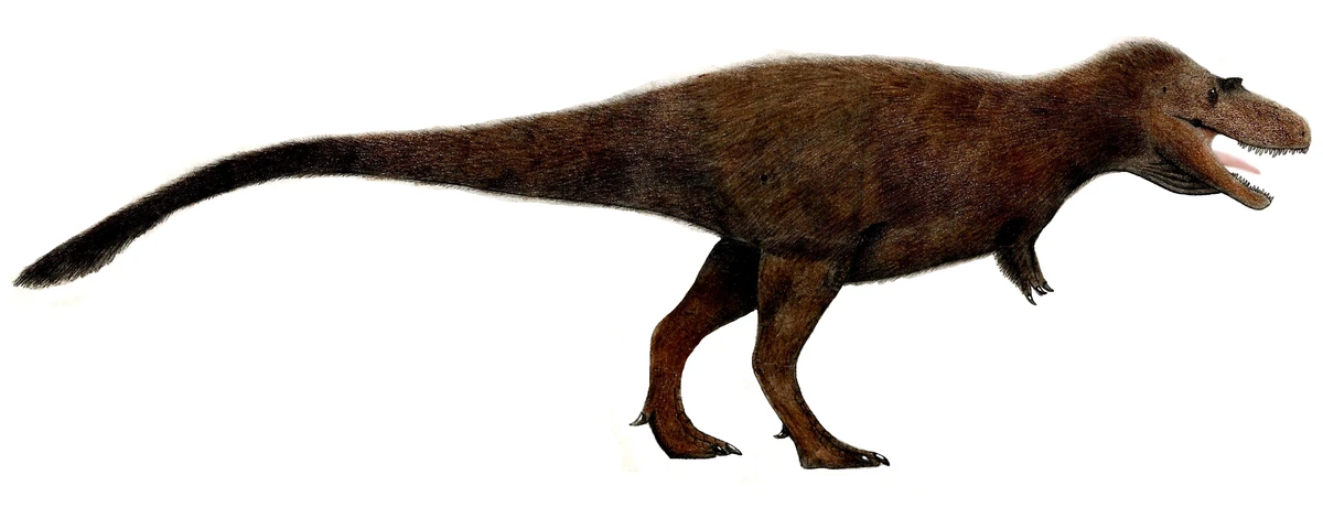 Ilustración paleontológica de Gorgosaurus