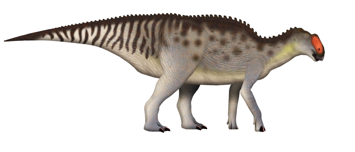 Ilustración paleontológica de Gryposaurus