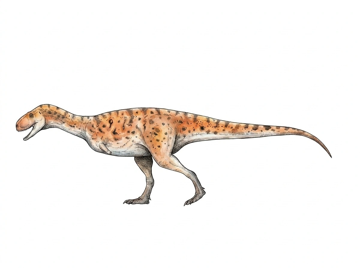 Ilustración paleontológica de Guemesia