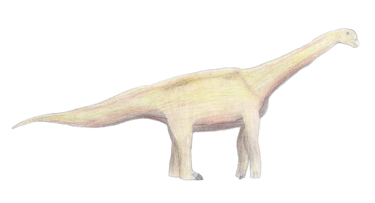 Ilustración paleontológica de Haestasaurus