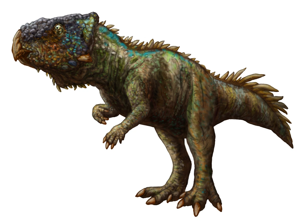 Ilustración paleontológica de Helioceratops
