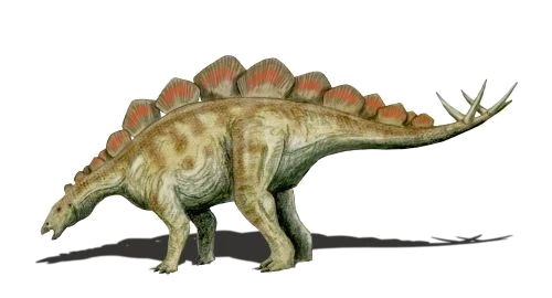Ilustración paleontológica de Hesperosaurus