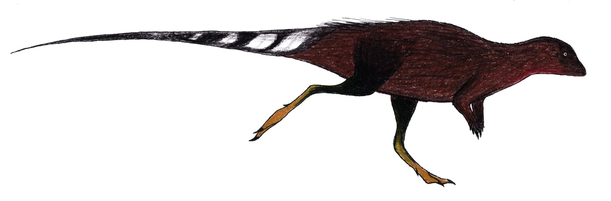 Ilustración paleontológica de Hexinlusaurus