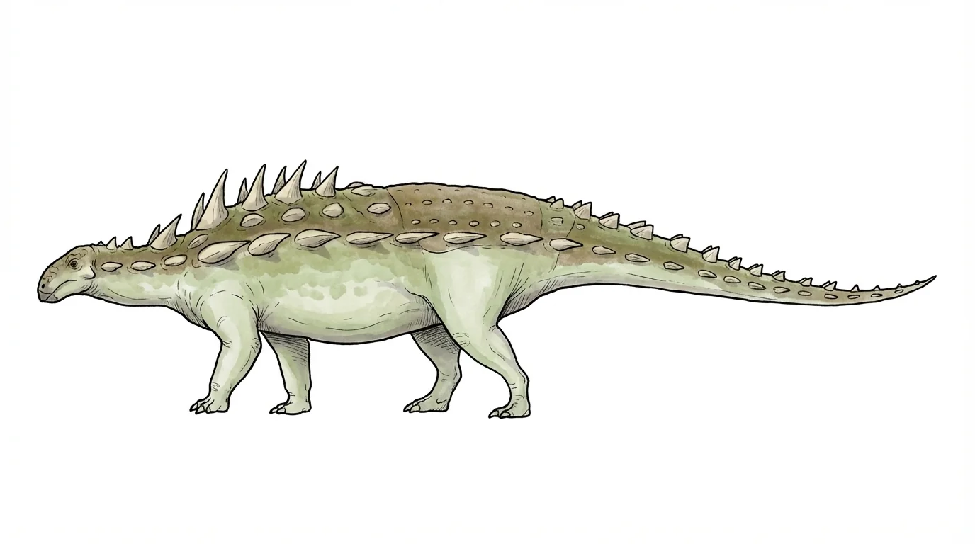 Ilustración paleontológica de Horshamosaurus